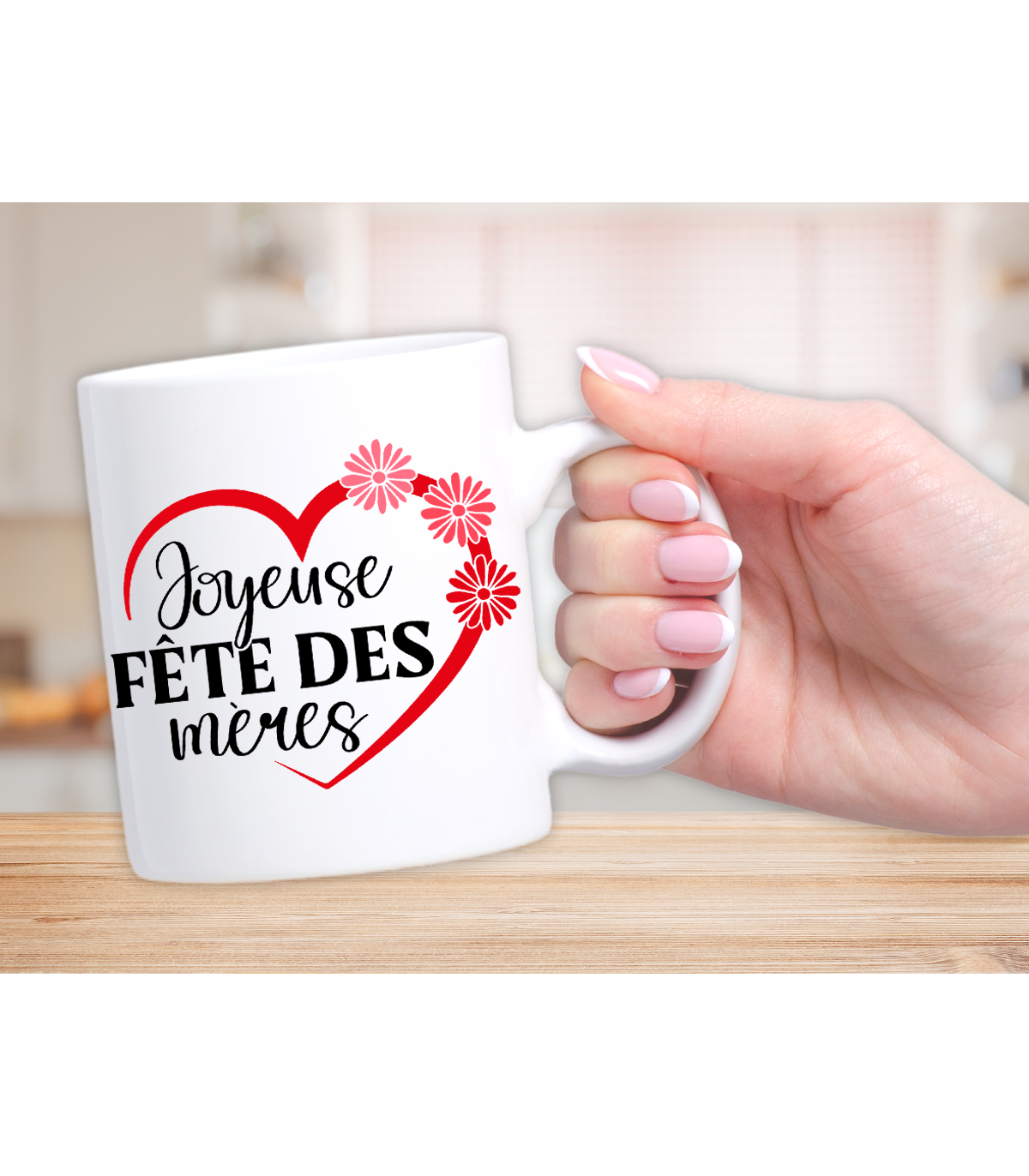 Mug Personnalisé Joyeuse Fête Des Mères Cadeau Tendance Cadeau