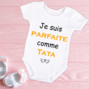 Body bébé Future grande-soeur Body pour bébé personnalisé Cadeau de bébé  personnalisé Vêtement de bébé à personnaliser Texte -  France