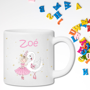 Tasse enfant résistante personnalisée danseuse  - 1